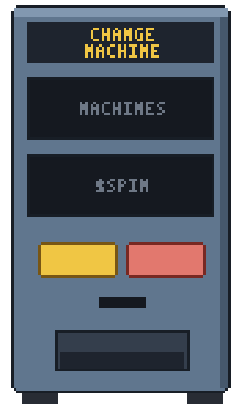 The change machine kiosk